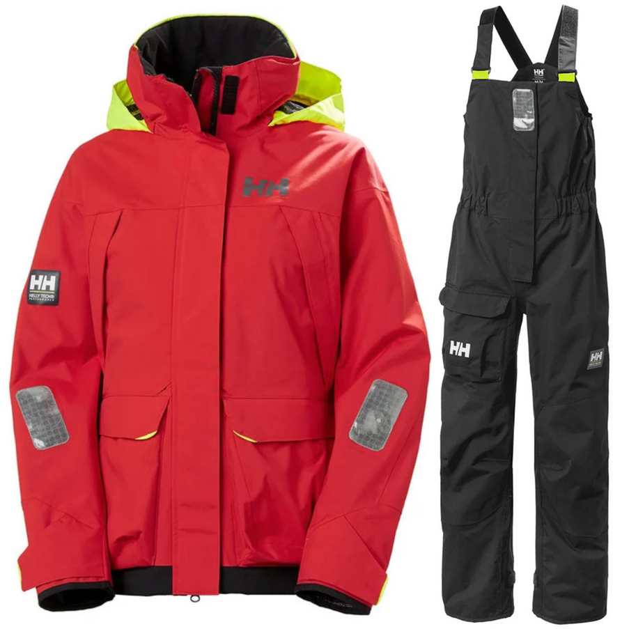 Helly Hansen Zeilpak Dames Pier 3.0 Rood/Zwart