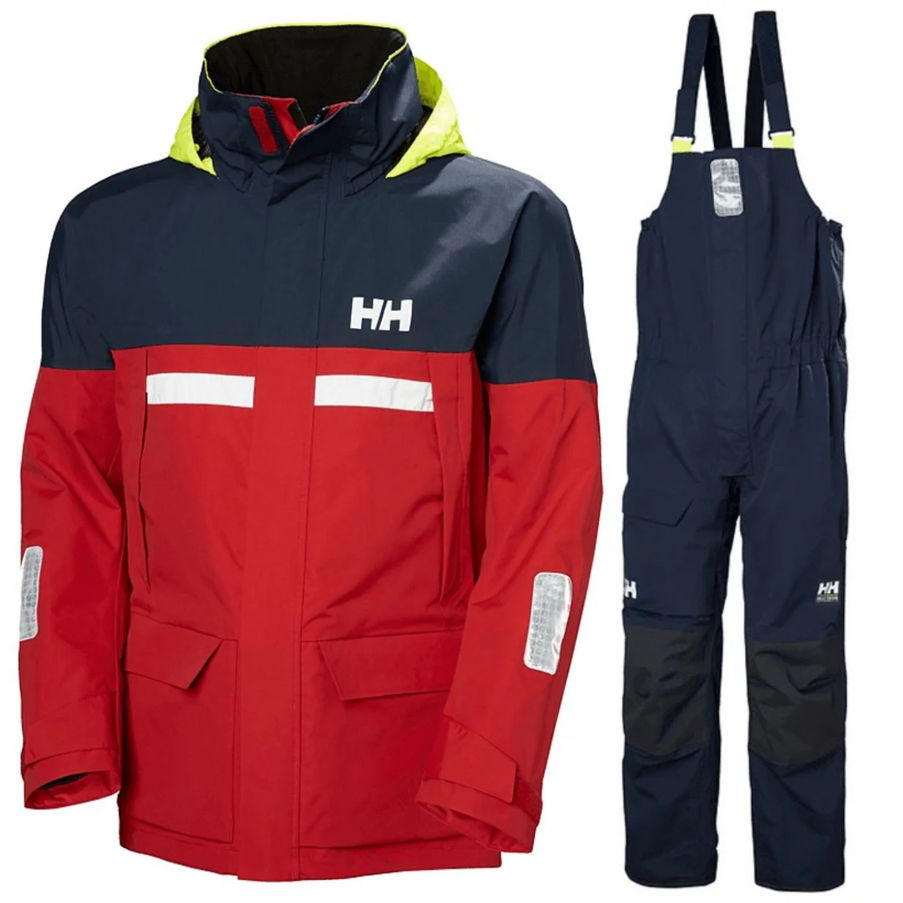 Helly Hansen Zeilpak Heren Pier 4.0 Rood/Donkerblauw