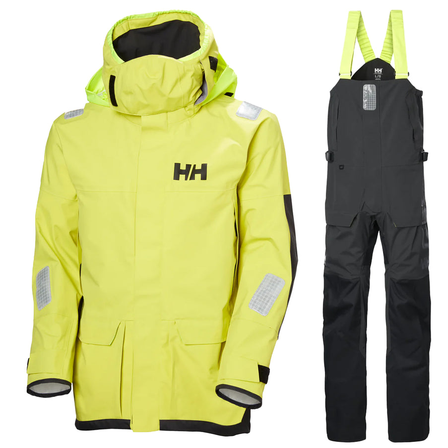 Helly Hansen Zeilpak Heren Skagen Pro Lime/Zwart
