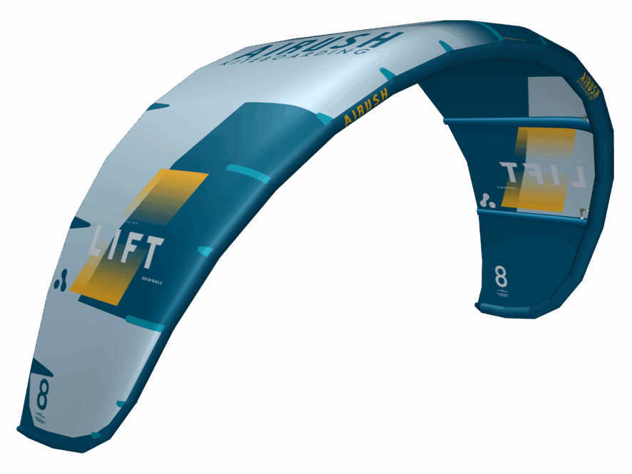 Airush Kite Lift V4 Teal/Grijs
