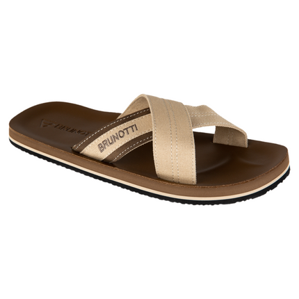 Brunotti Brunotti Slippers Heren Ebbet Bruin/Sand