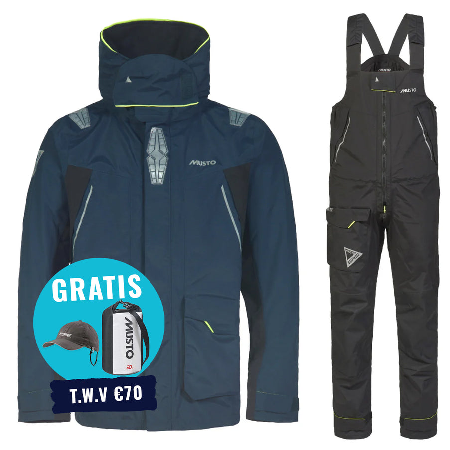 Musto Zeilpak Heren BR2 Offshore Donkerblauw/Zwart