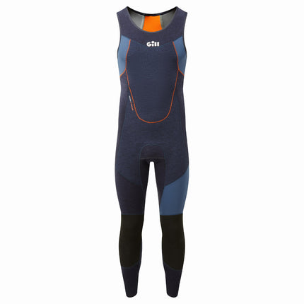 Gill Gill Long John Wetsuit Race Heren 3.5mm Blauw