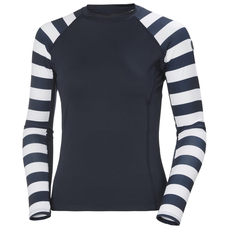 Helly Hansen Helly Hansen Rashguard Dames Donkerblauw/Wit