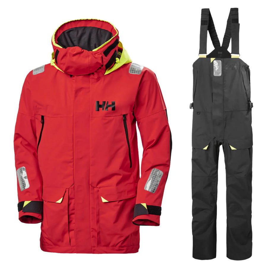 Helly Hansen Zeilpak Heren Skagen Rood/Zwart