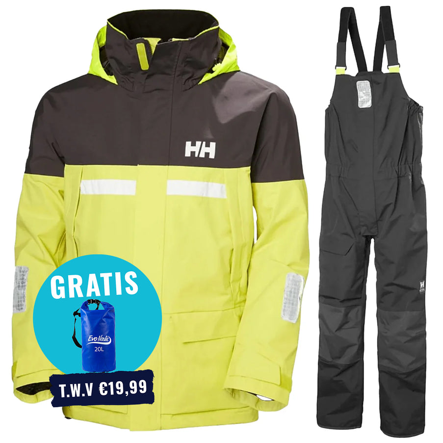 Helly Hansen Zeilpak Heren Pier 4.0 Lime/Zwart