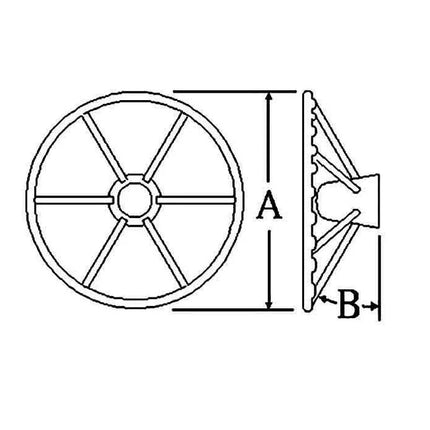HIBO HIBO Stuurwiel Boot Zwart