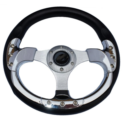 EvoNautic Sport Stuurwiel Boot Chroom/Zwart