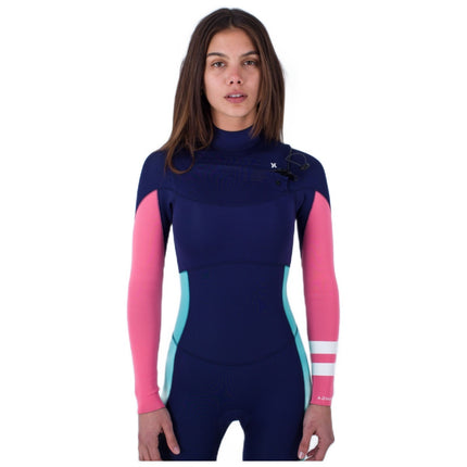 Hurley Hurley Wetsuit Dames Advantage 3/2mm Blauw/Roze