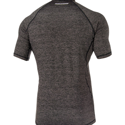 Magic Marine Magic Marine Lycra Shirt Korte Mouw Heren Cube Zwart