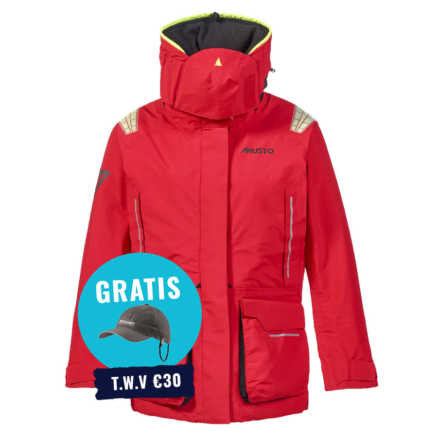 Musto Zeiljas Dames MPX Gore-Tex Pro Offshore 2.0 Rood
