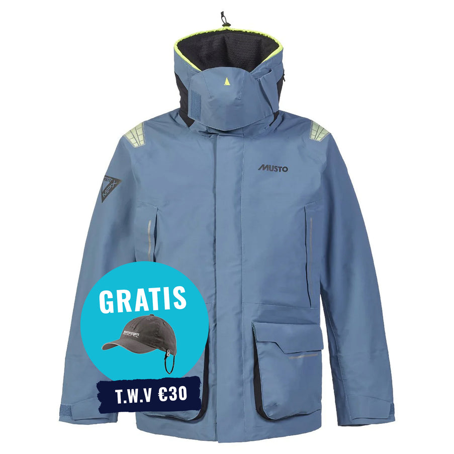 Musto Zeiljas Heren MPX Gore-Tex Pro Offshore 2.0 Grijsblauw