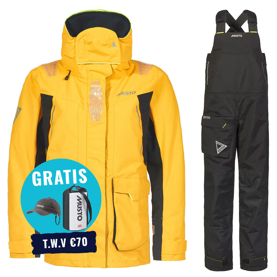 Musto Zeilpak Dames BR2 Offshore 2.0 Geel/Zwart