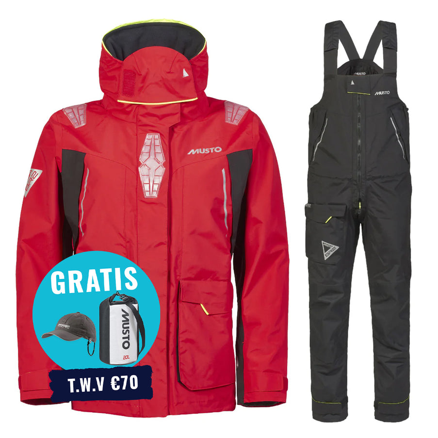 Musto Zeilpak Heren BR2 Offshore Rood/Zwart