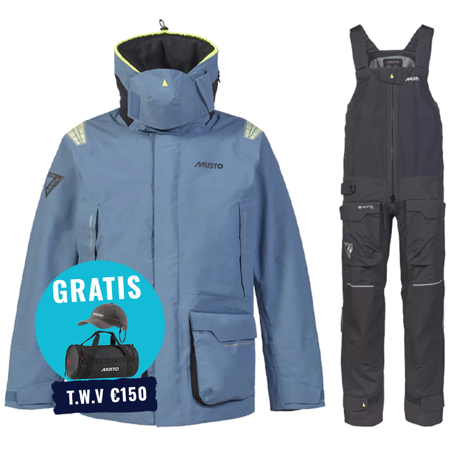 Musto Zeilpak Heren MPX Offshore Grijsblauw/Zwart