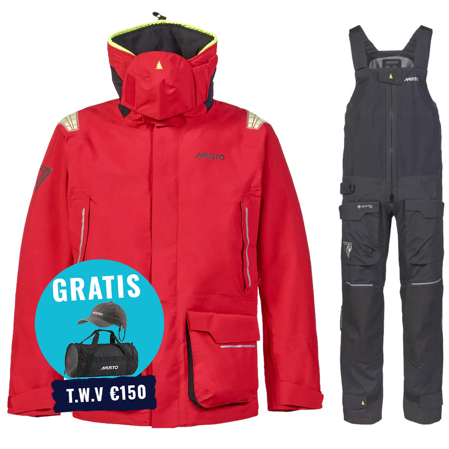 Musto Zeilpak Heren MPX Offshore Rood/Zwart