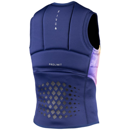 Prolimit Impactvest Dames Fire Frontzip Blauw/Peach
