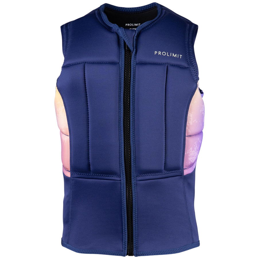 Prolimit Impactvest Dames Fire Frontzip Blauw/Peach