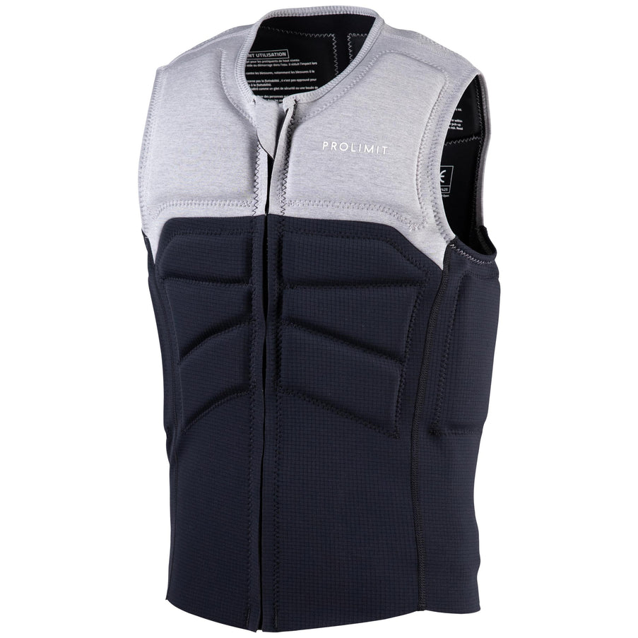 Prolimit Impactvest Heren Mercury Frontzip Grijs/Zwart