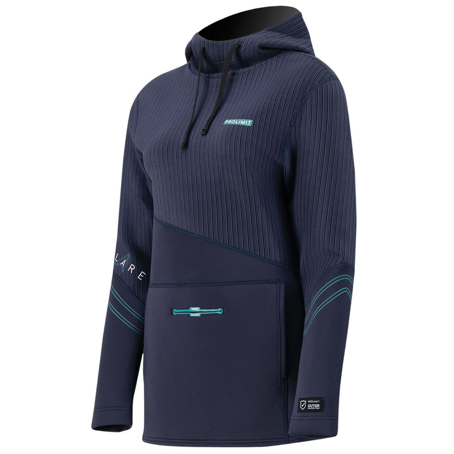 Prolimit Prolimit Neopreen Hoodie Dames Flare 1.5 mm Donkerblauw