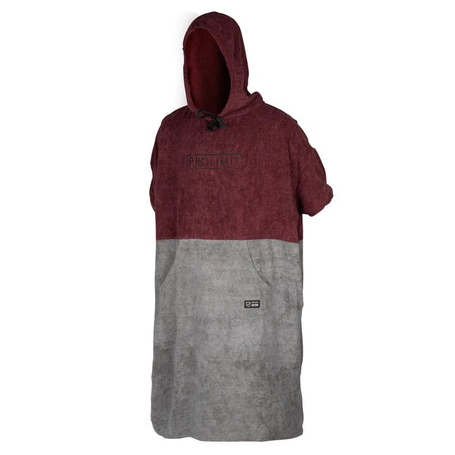 Prolimit Prolimit Poncho Unisex Burgundy/Grijs