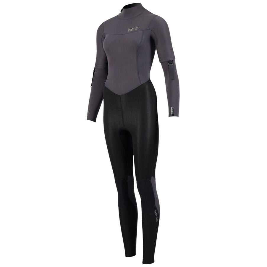 Prolimit Prolimit Wetsuit Dames Edge 3/2mm Afritsbare Mouwen Zwart