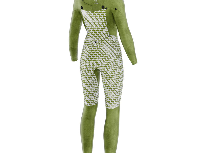 Prolimit Prolimit Wetsuit Dames Flare Steamer 5/4MM Freezip Blauw