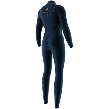 Prolimit Prolimit Wetsuit Dames Flare Steamer 5/4MM Freezip Blauw