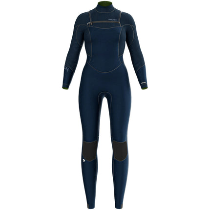 Prolimit Prolimit Wetsuit Dames Flare Steamer 5/4MM Freezip Blauw