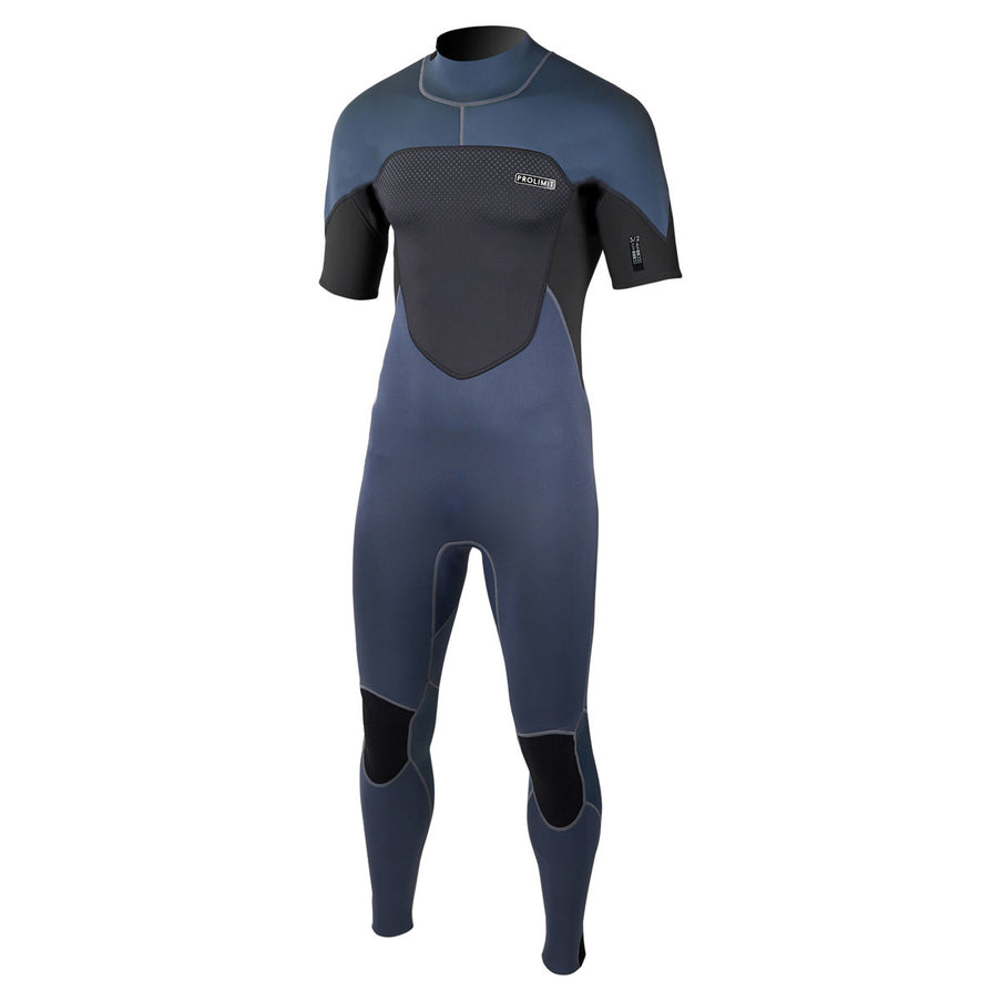 Prolimit Prolimit Wetsuit Heren Fusion 3/2mm Korte Mouwen Blauw