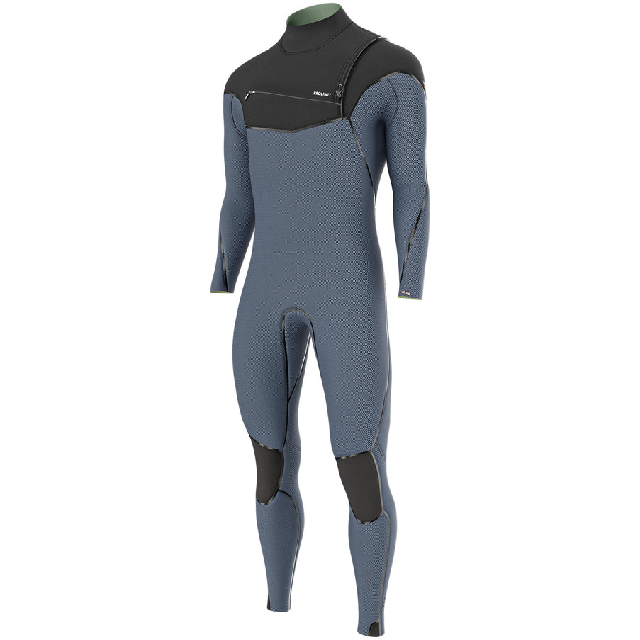 Prolimit Prolimit Wetsuit Heren Vapor Steamer Free-X 5/4MM Blauw