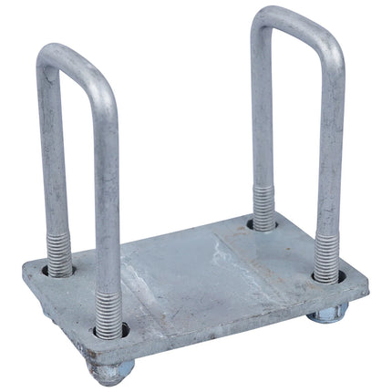 EvoNautic Stroppenplaat 100 x 80 mm + Stroppen 120 x 60 mm