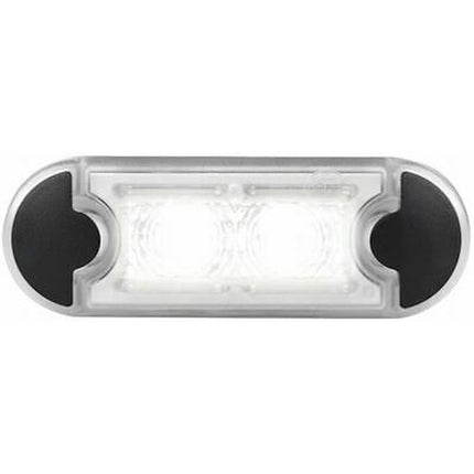 Hella LED Inbouwlamp Multivolt Boot 12V 24V Wit Rechthoekig
