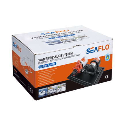 SeaFlo Waterpomp en Accumulatortanksysteem 12V 11.3 L/Min