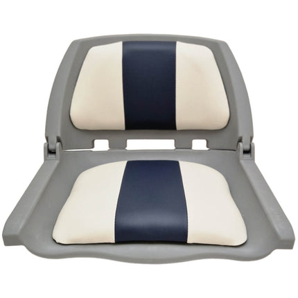 Hollex Stoelkuip Boot Fish Star Vinyl Wit/Navy Wit/Lichtgrijs