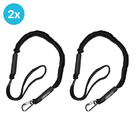 2 stuks EvoNautic Aanlegtouw/Landvast Bungee 120-170 cm
