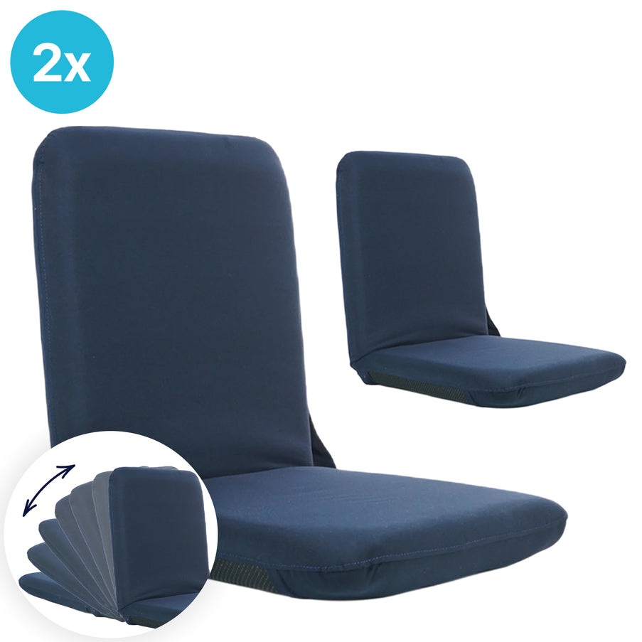 2 Stuks EvoNautic Klapbare Zit- en Ligstoel / 7 standen Pakketdeal