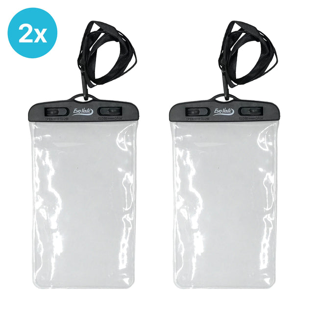 2 stuks EvoNautic Waterdicht Telefoonhoesje