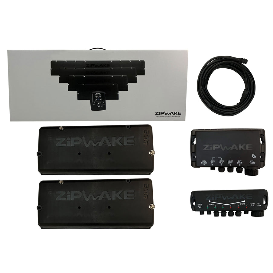 Zipwake serie 400E integrator module straight kit box