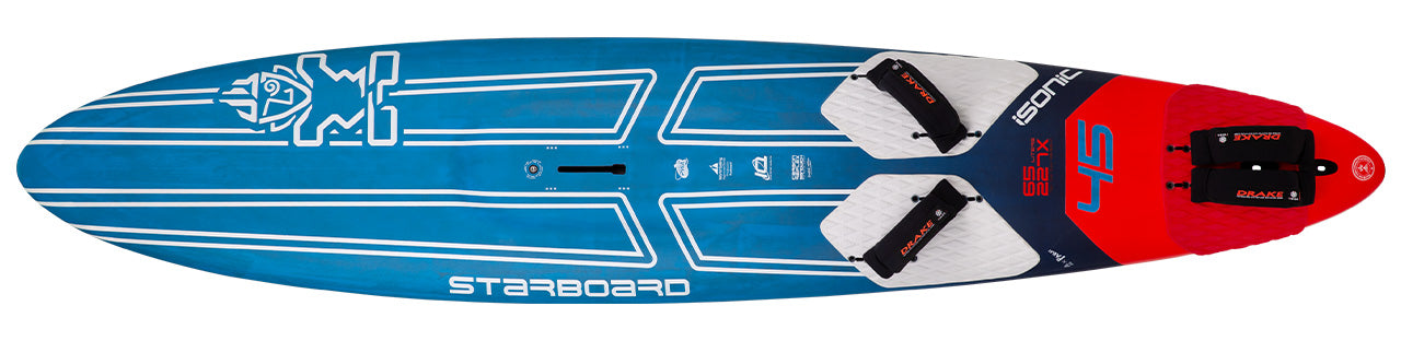 Starboard iSonic Speed CRS Carbon Race Sandwich constructie