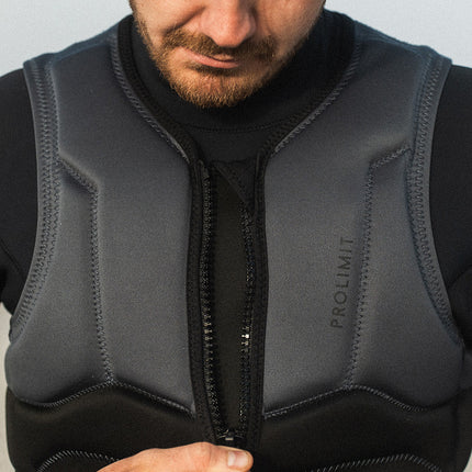 Prolimit Impactvest Heren ACE Frontzip Zwart/Grijs