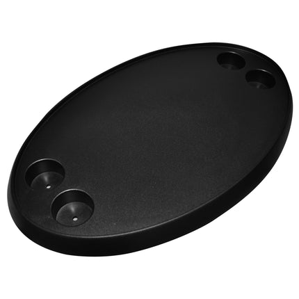 Hollex Tafelblad Ovaal Boot Sloep UV Bestendig Wit/Zwart