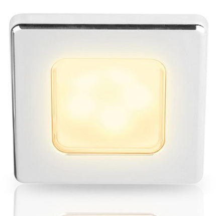 Hella EuroLED 75 Inbouwspot Vierkant Chroom 12V Warm Wit