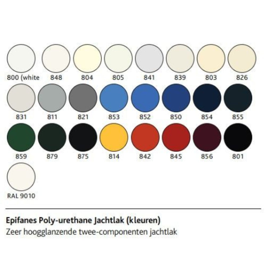 Epifanes Poly-urethane Bootlak Kleur