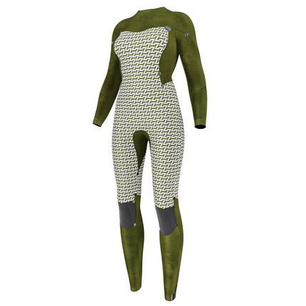 Prolimit Wetsuit Dames Flare Steamer V-Zip 5/4MM Zwart