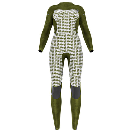 Prolimit Wetsuit Dames Flare Steamer V-Zip 5/4MM Zwart
