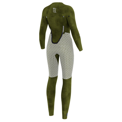 Prolimit Wetsuit Dames Flare Steamer V-Zip 5/4MM Zwart