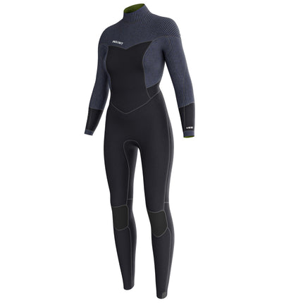 Prolimit Wetsuit Dames Flare Steamer V-Zip 5/4MM Zwart