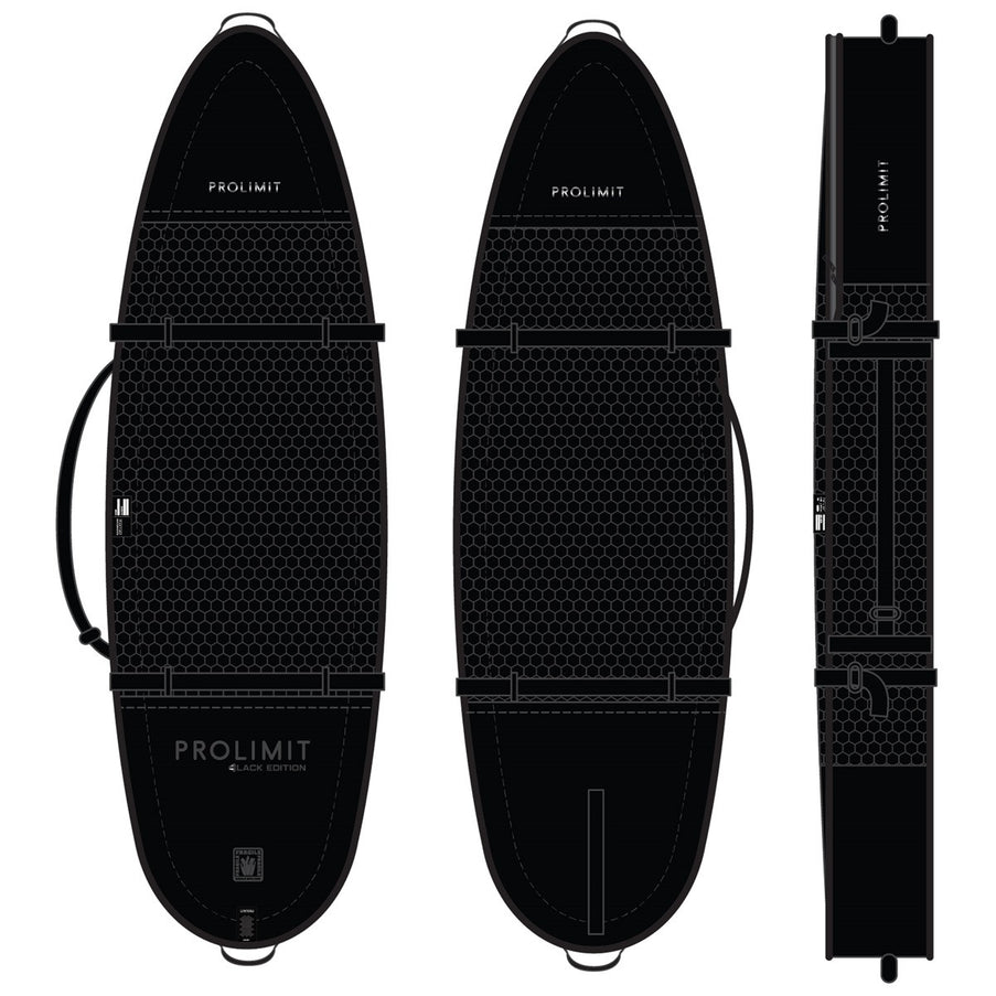 Prolimit Windsurf Boardbag Performance Double Zwart
