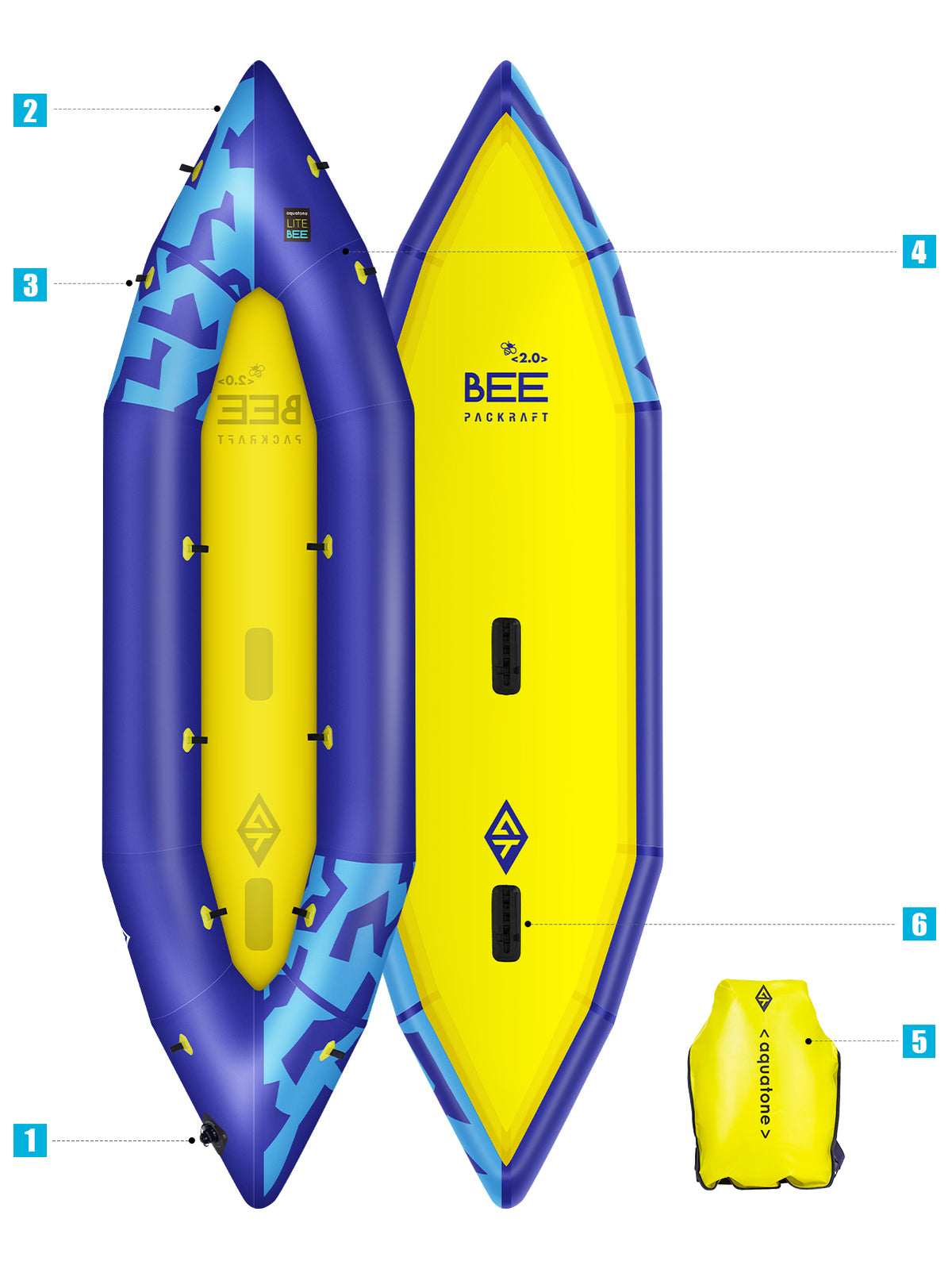 Aquatone Bee 11'8'' - Tech Details Specs
